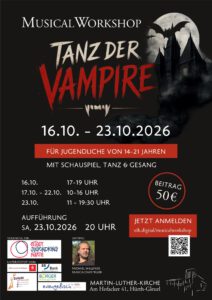 Flyer für Musical Tanz der Vampire